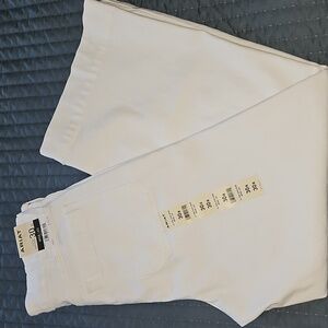 Ariat Countryside Ultra High Rise Wide Leg Crop Denim: White: 30R